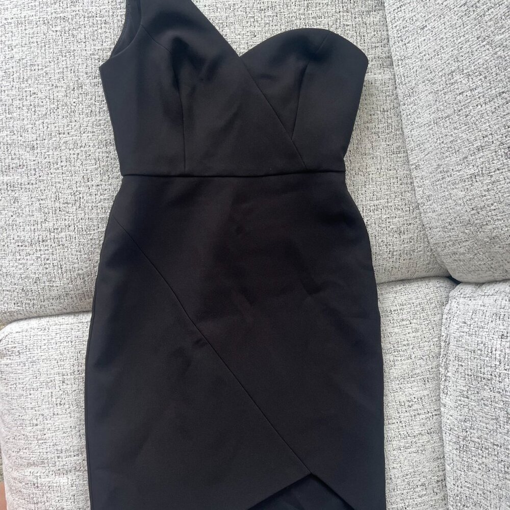 BCBGM Eve One Shoulder Dress - Picture 6 of 7